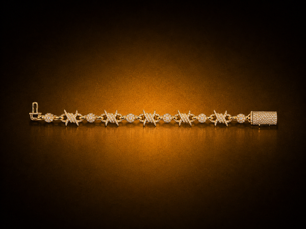 Spike Moissanite Bracelet (S925)